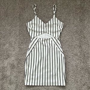 Mini striped dress